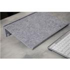 BakkerElkhuizen Document Holder Height Adjustable PET, Felt Light Grey 80 x 385 x 260 mm