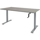 Schaffenburg Zit-sta-bureau Dextro Slinger grijs t-poot 160x80 25mm - alu