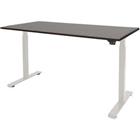 Schaffenburg Zit-sta-bureau Dextro Basic Logan eiken, wit 1200 x 800 mm