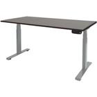 Schaffenburg Zit-sta-bureau Dextro Plus Logan eiken, aluminium 1200 x 800 mm