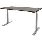 Schaffenburg Zit-sta-bureau Dextro Basic Logan eiken, aluminium 1400 x 800 mm