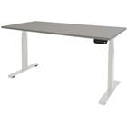 Schaffenburg Zit-sta-bureau Dextro Plus Grijs, wit 1400 x 800 mm