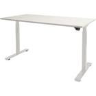 Schaffenburg Zit-sta-bureau Dextro Basic Krijtwit 1800 x 900 mm