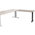 Schaffenburg Aanbouwtafel Linesto Plus LIN-PLA126-HAVZ-M25 Havana licht kersen, zwart 120x60x65-85 cm