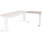 Schaffenburg Aanbouwtafel Linesto Plus LIN-PLA086-LERW-M25 Lindberg eik, wit 80x60x65-85 cm