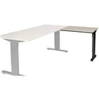 Schaffenburg Aanbouwtafel Linesto Plus LIN-PLA086-LERZ-M25 Lindberg eik, zwart  80x60x65-85 cm