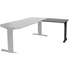 Schaffenburg Aanbouwtafel Linesto Plus LIN-PLA086-LOGZ-M25 Logan eik, zwart 80x60x65-85 cm