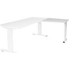 Schaffenburg Aanbouwtafel Linesto Plus LIN-PLA086-LRW-M25 Grijs, wit 80x60x65-85 cm