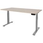 Schaffenburg Bureau Dextro Plus Lindberg Eiken 25mm Aluminium 200 x 80 cm