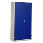 Heavy Duty Draaideurkast DMTDA 195 Blauw, Wit 1000 x 450 x 1950 mm