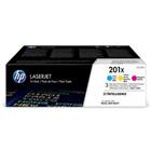 HP 201X originele tonercartridge CF253XM cyaan, magenta, geel multipak 3 stuks