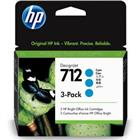 HP 712 Inktcartridge Origineel DesignJet 3ED77A 29 ml Cyaan Pak van 3