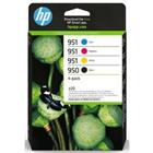 HP 950/1 originele inktcartridge 6ZC65AE zwart, cyaan, magenta, geel Pack 4 stuks