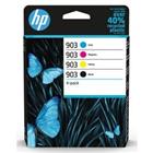 HP 903 originele inktcartridge 6ZC73AE zwart, cyaan, magenta, geel multipak 4 stuks