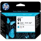 HP 91 Origineel Printkop C9460A Mat zwart, cyaan