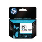 HP 351 Origineel Inktcartridge CB337EE Cyaan, magenta, geel