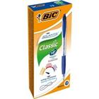 BIC Atlantis Classic balpen blauw Medium 0,4 mm navulbaar 12 stuks