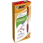 BIC Atlantis Classic balpen rood Medium 0,4 mm navulbaar 12 stuks