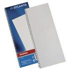 Djois Atlanta 330 x 135 mm Spiraal Blauw Hardcover Notitieboekje Gelinieerd 50 vel
