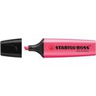 STABILO BOSS ORIGINAL Tekstmarker Roze Breed Beitelpunt 2-5 mm Navulbaar
