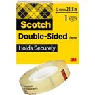 Scotch Dubbelzijdige Tape Transparant Plakband Zonder schutlaag 12 mm x 22.8 m