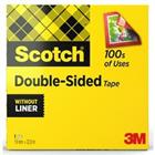 Scotch Dubbelzijdige Tape Transparant Plakband Zonder schutlaag 19 mm x 33 m