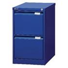 Bisley Stalen Archiefkast 2 Lades 470 x 622 x 711 mm Blauw