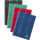 Clairefontaine Schrijfblok A4 Gelinieerd Spiraal gebonden Gelamineerd karton Kleurenassortiment Niet geperforeerd 180 Pagina's