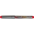 Pilot V-Pen silver Vulpen 0.5 mm Rood