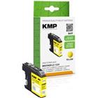 KMP Compatibel Brother LC-123Y Inktcartridge Geel