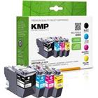 KMP Compatibel Brother LC-3219VALDR Inktcartridge Zwart, cyaan, magenta, geel Multipak  4 Stuks