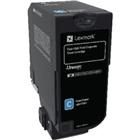 Lexmark Origineel Tonercartridge 84C2HCE Cyaan