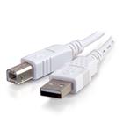 C2G 5m USB 2.0 A/B Cable USB-kabel USB A USB B Wit