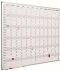 Planbord Softline profiel 8mm, Verticaal jaar, GB incl. maand-/dagen-/cijferstroken 60x90 cm