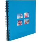 Exacompta Milano Fotoalbum Spiraal Harde kaft Papier 33 x 35 x 3,3 cm Blauw