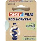 tesa Tape tesafilm Eco & Crystal Transparant 19 mm (B) x 33 m (L) PET (Polyetheentereftalaat)