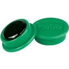 Nobo Whiteboard-magneten Groen 0.1 kg draagkracht 13 mm 10 Stuks