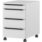 GERMANIA GW-Mailand Mobiel ladeblok Lichtgrijs 4 Lades 420 x 600 x 630 mm