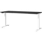 GERMANIA Hoogteverstelbaar Zit-sta-bureau Metaal, spaanplaat Wit T-Voet 1,800 x 800 x 1,200 mm