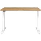 GERMANIA Hoogteverstelbaar Zit-sta-bureau Metaal, spaanplaat Zwart T-Voet 1,200 x 800 x 1,200 mm