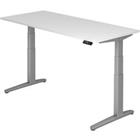 Hammerbacher Zit-sta-bureau XBHM Elektrisch in hoogte verstelbaar Wit 1.800 x 800 x 720 x 65 - 130 mm