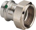 Viega Sanpress Inox Fitting met 2 aansluitingen | 437626