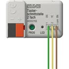 KNX taster interface 2-voudig 21 - 32V DC KNX inbouw 400021SE