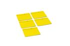 Magneetfolie Scrum geel, set van 5 stuks