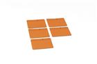 Magneetfolie Scrum oranje, set van 5 stuks