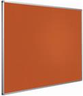 Prikbord Softline profiel 16mm bulletin Oranje 120x240 cm