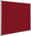 Prikbord Softline profiel 16mm bulletin Rood 45x60 cm