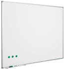 Whitebord Softline profiel 8mm, emailstaal wit 100x200 cm