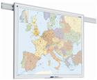 PartnerLine Rail landkaart whiteboard Europa 90x125 cm