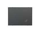 Krijtbord zwart Softline profiel 8mm, emailstaal grijs 120x150 cm